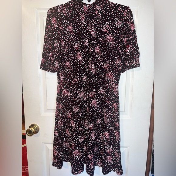 Floral High Neck Skater Dress 14 - Picture 1 of 5